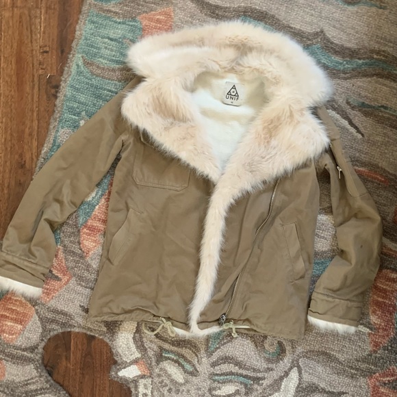 UNIF fur cargo army coat - Picture 4 of 5